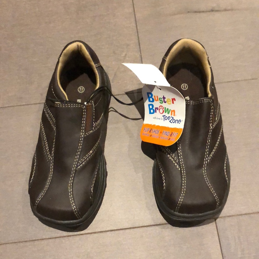 Kids Brown Loafers
